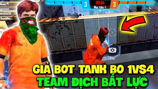 [FREE FIRE] CẢ TEAM AFK 1 VS 4 GIẢ BOT TANK BO CUỐN MÁU BỊ BẮT BÀI VÀ CÁI KẾT BẤT LỰC LUÔN