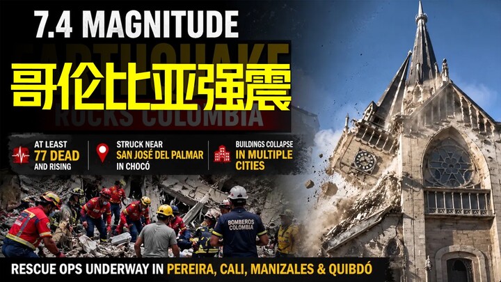 Pada pagi hari waktu setempat tanggal 10 Agustus, Kolombia diguncang gempa bumi berkekuatan 7,4 SR‼️