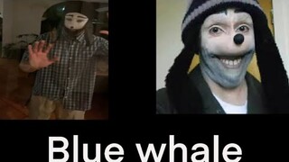 So the blue whale challenge is back...who is that creepy goofy guy going around? (Jonathan Galindo)