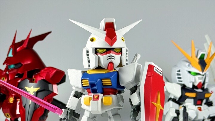 It's not rheumatism! A plastic man with a thought? A trendy man with a thought! —— QMSV Gundam model