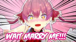 Marine Finds her Waifu and Chases Her 【Hololive English Sub】