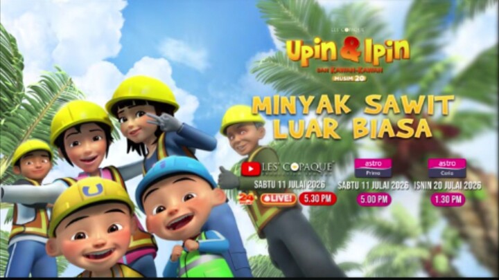Upin & Ipin Musim 20 - Minyak Sawit Luar Biasa (Full Episode)