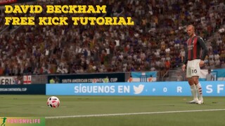 CÁCH SÚT PHẠT XOÁY NHƯ DAVID BECKHAM TRONG FIFA ONLINE 4 #gaming