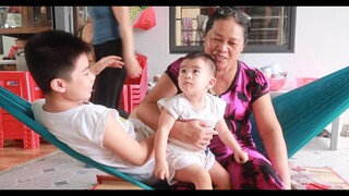 Sơn Hùng - Sơn Hà cùng nội chuẩn bị bữa cơm quê [Nam Việt 1996]