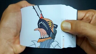 Flipbook CHAINSAW MAN | Cara Membuat Flipbook Chainsaw Man