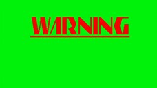 Mega Man X6 N's Edition Warning Sign Greenscreen Desblazeheatnix