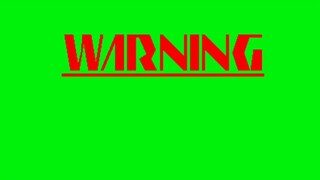 Mega Man X6 N's Edition Warning Sign Greenscreen Desblazeheatnix