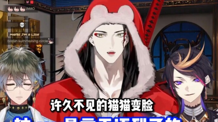 [vox/ike/shu/Luca/Joint collaboration] ikey the cat was speechless after being scolded by vox