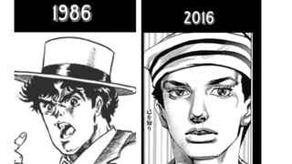 Cùng nhìn lại sự phát triển phong cách hội họa của Hirohiko Araki từ năm 1978 đến năm 2017!