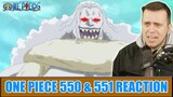 HORDY TRANSFORMS! - One Piece Episode 550 and 551 - Rich Reaction