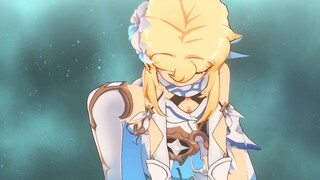 Rare brick-breaking video of Teyvat