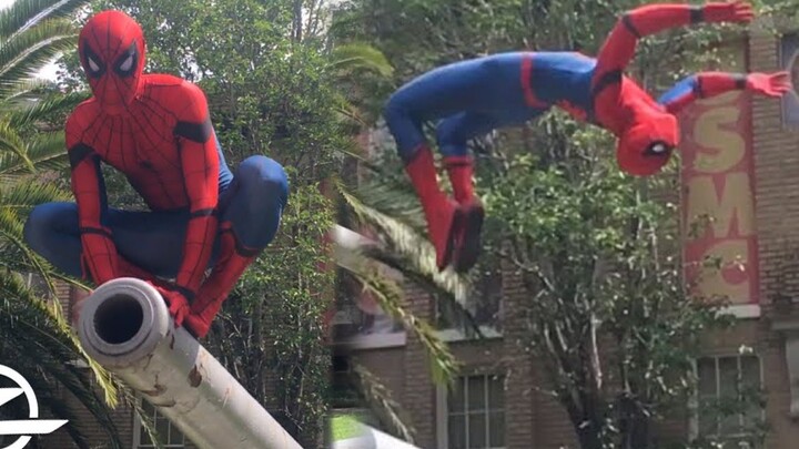 เรื่องราวสุดคลาสสิกของ Spider-Man กลับมาอีกครั้ง! เซสชั่น parkour นั้นดุร้ายราวกับเสือ และเทพธิดา MJ