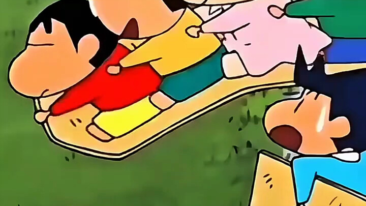 Crayon Shin-chan: I can take a beating, so you better be able to too.