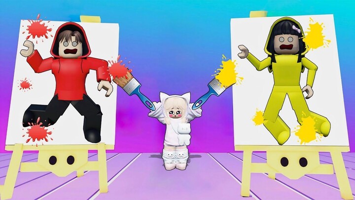 Yuta, Mio Dan Baby Celine Mencari Orang Yang Ngambil Kuas Lukisan  ROBLOX