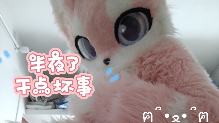 Apa yang harus dilakukan tengah malam ya (♡´∀`♡)