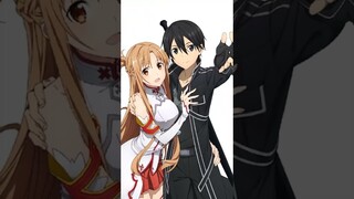 Kirito x Asuna sing Wellerman edit #anime#shorts#sao