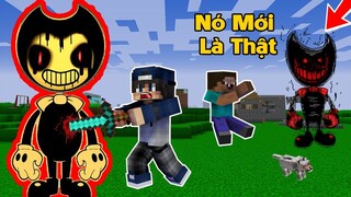 BENDY BIẾT BIẾN HÌNH HẠI NGƯỜI TRONG MINECRAFT | LÀM SAO BQTHANH VÀ BÉ NOOB ĐÃ TIÊU DIỆT ĐƯỢC HẮN 😱