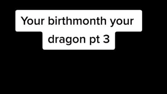 birth month dragon