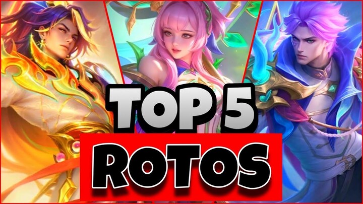 TOP 5 HEROES ROTOS ACTUALMENTE | Los Héroes Más Fuertes Después de la Actualización