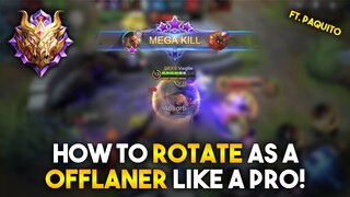 HOW TO ROTATE FASTER AS A OFFLANER LIKE A PRO IN MOBILE LEGENDS | Guide #25