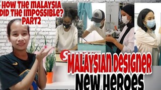 How did the Malaysian did the Impossible? MCO designers helped produce ppe || reaction video