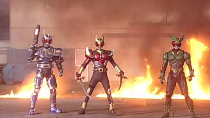 "Kamen Rider Agito" Super Battle DVD, the three knights have new moves!