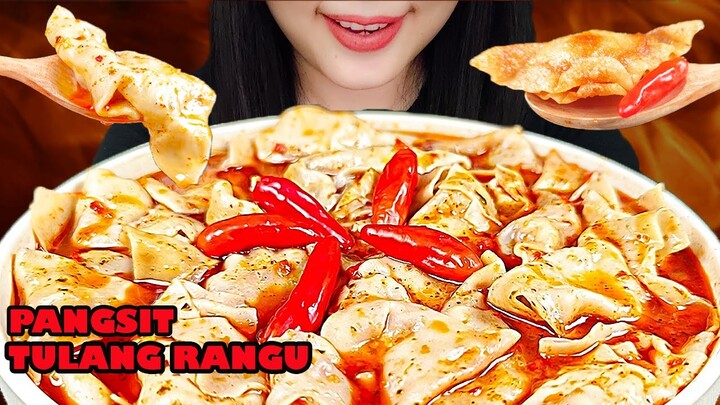 ASMR PANGSIT TULANG RANGU X PANGSIT AYAM KEJU @nyaimercon | ASMR INDONESIA