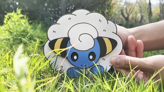 [Con rối giấy Pokémon] là Cừu Meili và mảnh cỏ này thuộc về nó