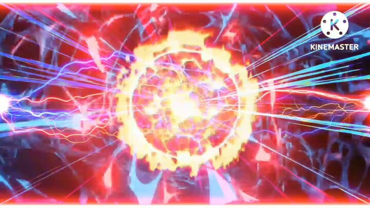 Gigan05 For Versus Stages Start's 3D Abstract Web Red & Blue Light Tunnel Loop