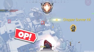 OVERPOWERED CHOPPER GUNNER | BEST SCORESTREAK!! | COD MOBILE