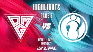 [Highlights] OMG vs. IG - Game 2 | Tuần 1 Ngày 7 | LPL Mùa Xuân 2022