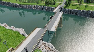สะพานเอียงนิดหน่อยแต่ไม่ใช่ปัญหาใหญ่