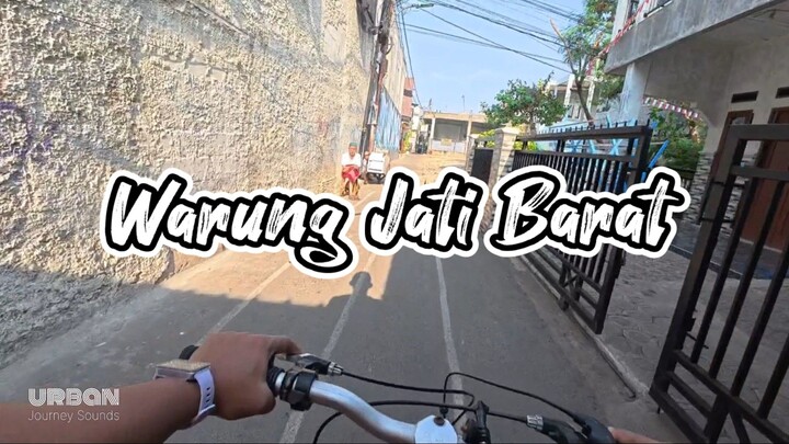 Coba masuk Gang kecil, ternyata gak terlalu ramai | Bikevlog Warung Jati Barat