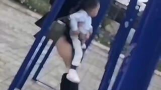 Not afraid of kids catching a cold in such cold weather