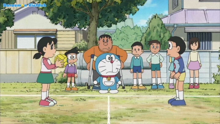 [S12] Doraemon lồng tiếng tập 1: Gas sửa chữa tật xấu - Sung sức lên! Bóng né tới đây