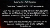 Julia Taylor Course WP Rockstar download