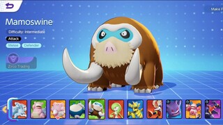 Pokemon UNITE: New Pokemon Mamoswine (Defender) Gameplay