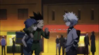 Killua being jealous for 4 minutes and 14 seconds