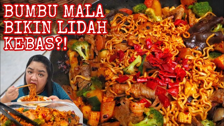 BIKIN LIDAH KEBAS MAKAN MASAKAN BUMBU MALA?? SERIUSAN??