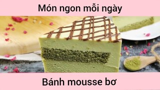 Làm bánh mousse bơ