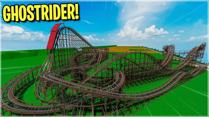 Can I Build Ghost Rider In 1 Hour? (Theme Park Tycoon 2)