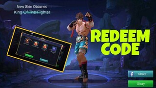 REDEMPTION CODE SKIN AND RANDOM FRAGMENTS | MOBILE LEGENDS