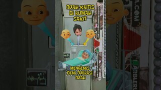 OPAH KRITIS!! Upin, Ipin, Kak Ros harus ngemis!! Buat operasi Opah!! | MRI #Shorts