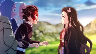 Nezuko Walk Under the Sun! [4K]- Demon Slayer Season 3 Episode 11