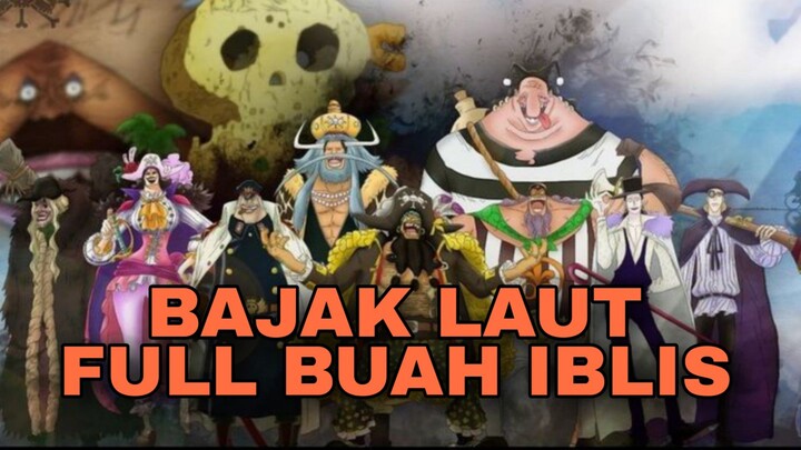 Kelompok bajak laut dengan pengguna buah iblis terbanyak (one piece)