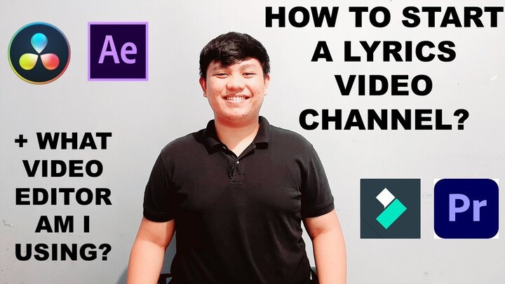 Tips on how to start a lyrics video channel | Answering what video editor am I using