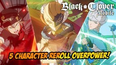 5 KARAKTER EARLY GAME YANG OVERPOWER! WAJIB PUNYA - BLACK CLOVER M : RISE OF THE WIZARD KING