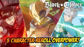 5 KARAKTER EARLY GAME YANG OVERPOWER! WAJIB PUNYA - BLACK CLOVER M : RISE OF THE WIZARD KING