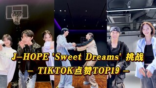 【Sweet Dreams】HYBE全到齐！郑号锡与JIN断层！与柳智敏和兔梦幻联动！郑号锡的'Sweet Dreams' TIKTOK点赞TOP19！
