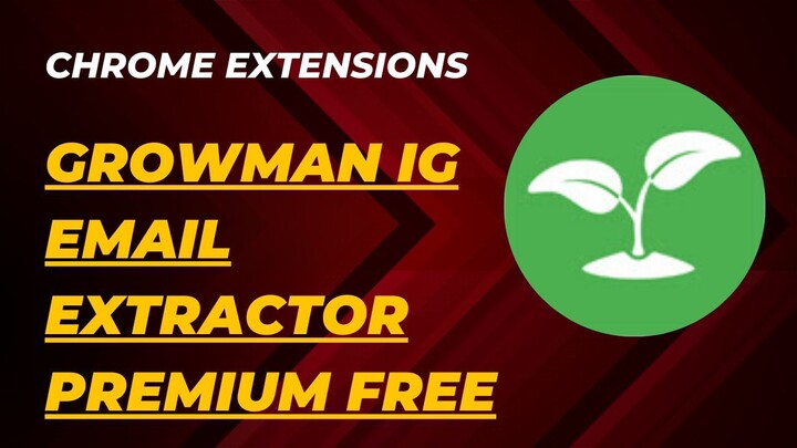 Growman IG Email Extractor Premium free